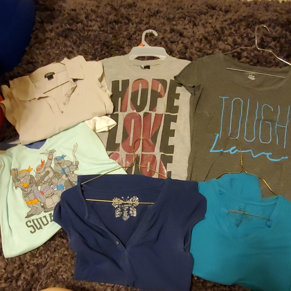 6 tshirts bundle